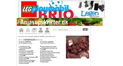 Desktop Screenshot of anjasopskrifter.dk